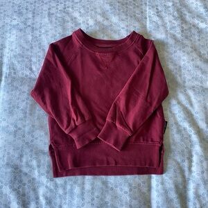 Burgundy Crewneck Sweatshirt
